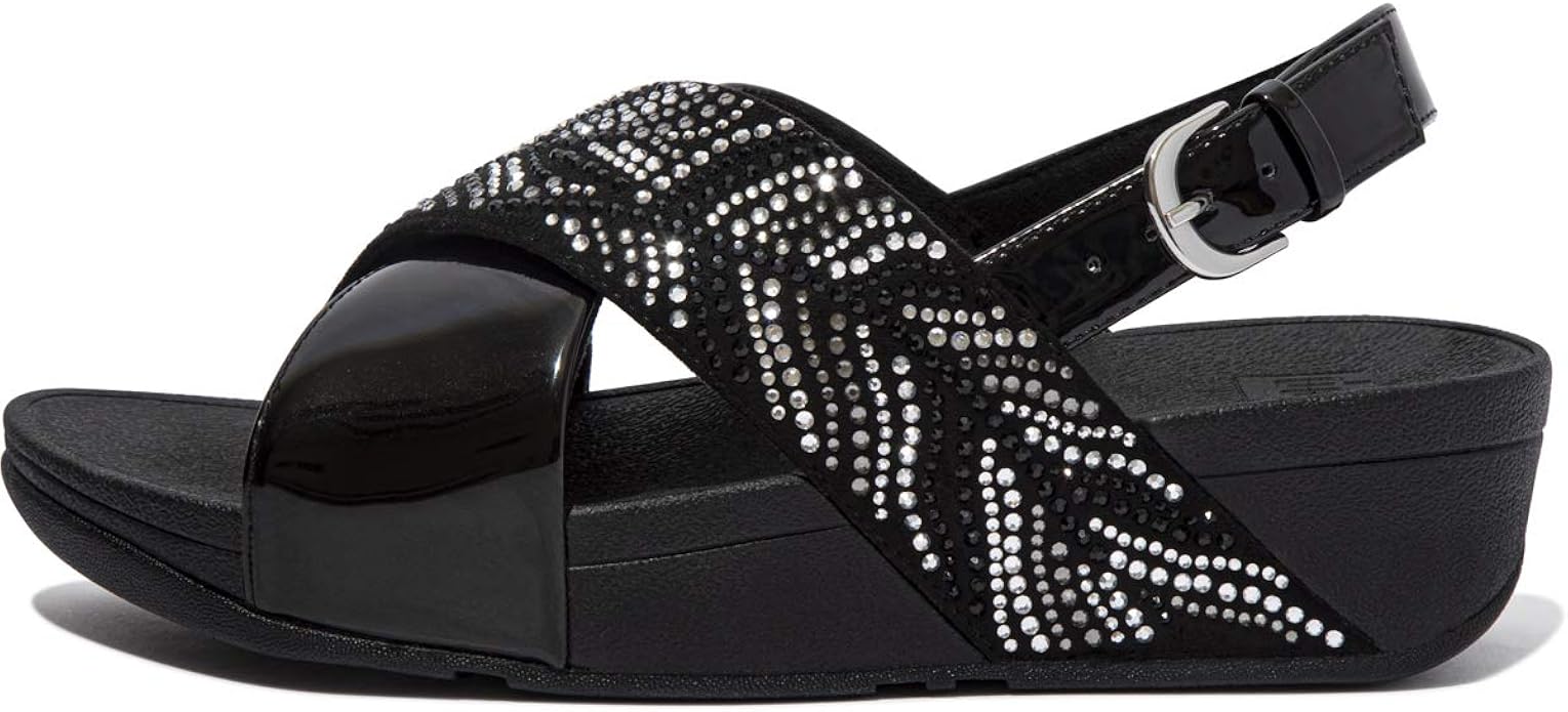 navy blue dress and gold shoes