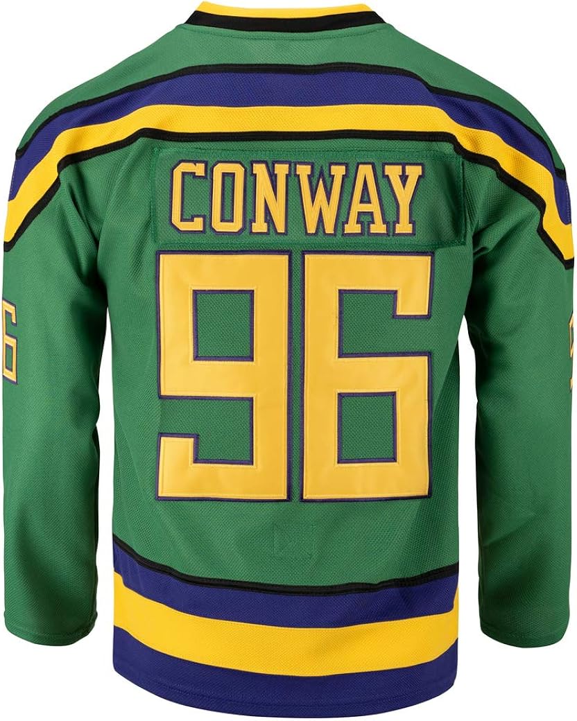 Youth Mighty Ducks Movie Shirts Ice Hockey Jersey: Clothing