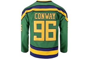 BOROLIN Youth Mighty Ducks Movie Shirts Ice Hockey Jersey