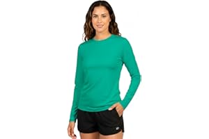 INGEAR Women's Long Sleeve Sun Protection Swim Shirt UV Womens Sun Shirts Rash Guard