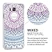 kwmobile Crystal Case for Samsung Galaxy Alpha with Design Indian sun - transparent Protection Case Cover clear in blue dark pink transparent