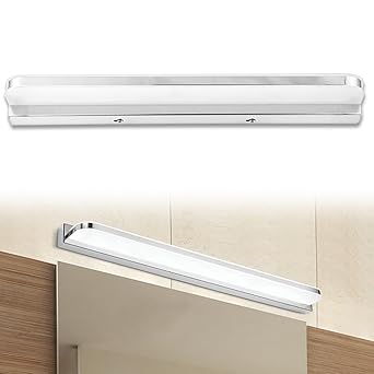 Esky24 9w Led Spiegelleuchte Mit Schalter Schminkleuchte Badezimmerleuchte Wandleuchte Aufbauleuchte Kaltweiss 42cm Lange Sidra Hospital