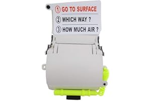 Scuba Choice Dive Slate for Underwater Communication - Durable Writing Surface for Scuba Diving & Snorkeling, Includes Pencil, Clip & Strap