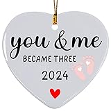 Baby's First Christmas Ornament - Family of Three