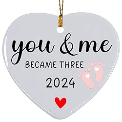 Baby's First Christmas Ornament - Family of Three