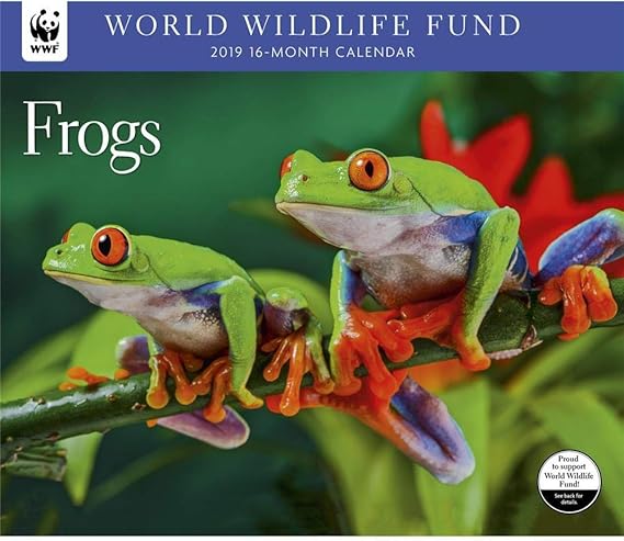 amazon-2019-world-wildlife-fund-frogs-deluxe-wall-calendar