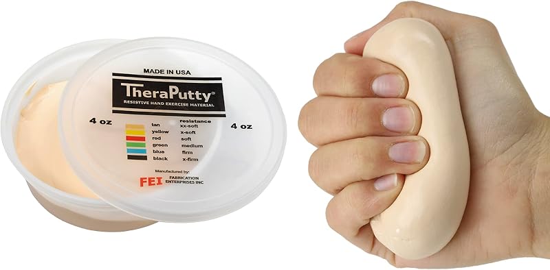 Cando TheraPutty Therapeutic Modelling Clay Beige Extra Light 6 oz