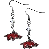 Siskiyou Sports NCAA Crystal Dangle Earrings