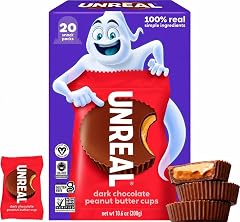 UNREAL Halloween Dark Chocolate Peanut Butter Cups, 10.6 OZ