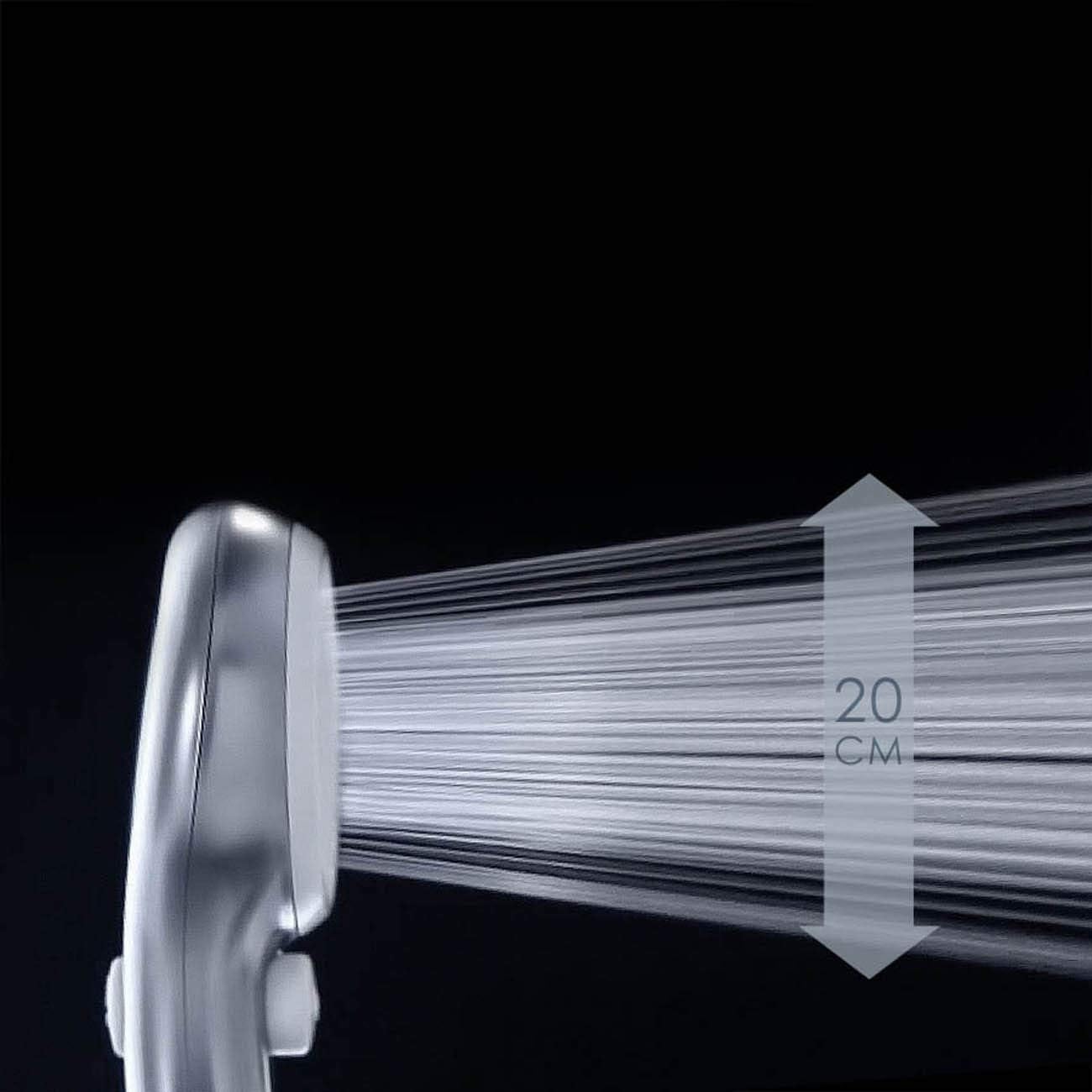 The Original | New 2018 White Series | Seoul Stone Handheld Shower Head | Ultimate Showerhead for Bath Essential