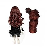 (Red Brown Color) 15*100cm BJD/SD Doll DIY Wig