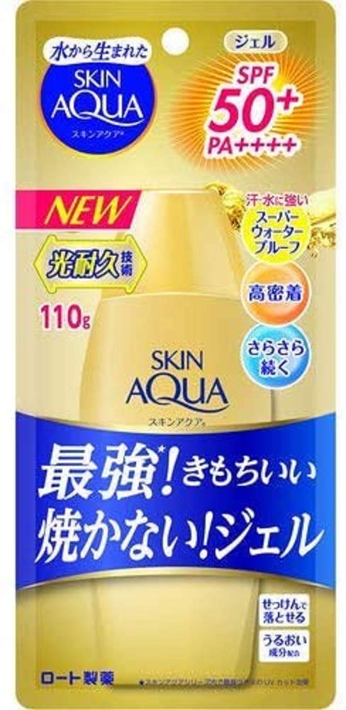 Skin Aqua Super Moisture Shower Gel Gold Sunscreen 110 g