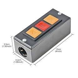 AC 600V 3A Rolling Door Up Down Stop 3 Button Black