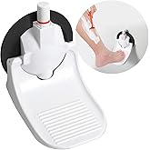 Shower Foot Rest for Shaving Legs with Upgraded Industrial Suction Cup, Only Fit Smooth & Non-Porous & Bigger 5.2 Inches Tile