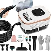 Steam Cleaner, 6 Steam Levels, 42oz Tank & 11 Pieces Accessories, 1500W High-Temperature Steam Cleaner for Home, Steamer for cleaning Car, Tile, Floor