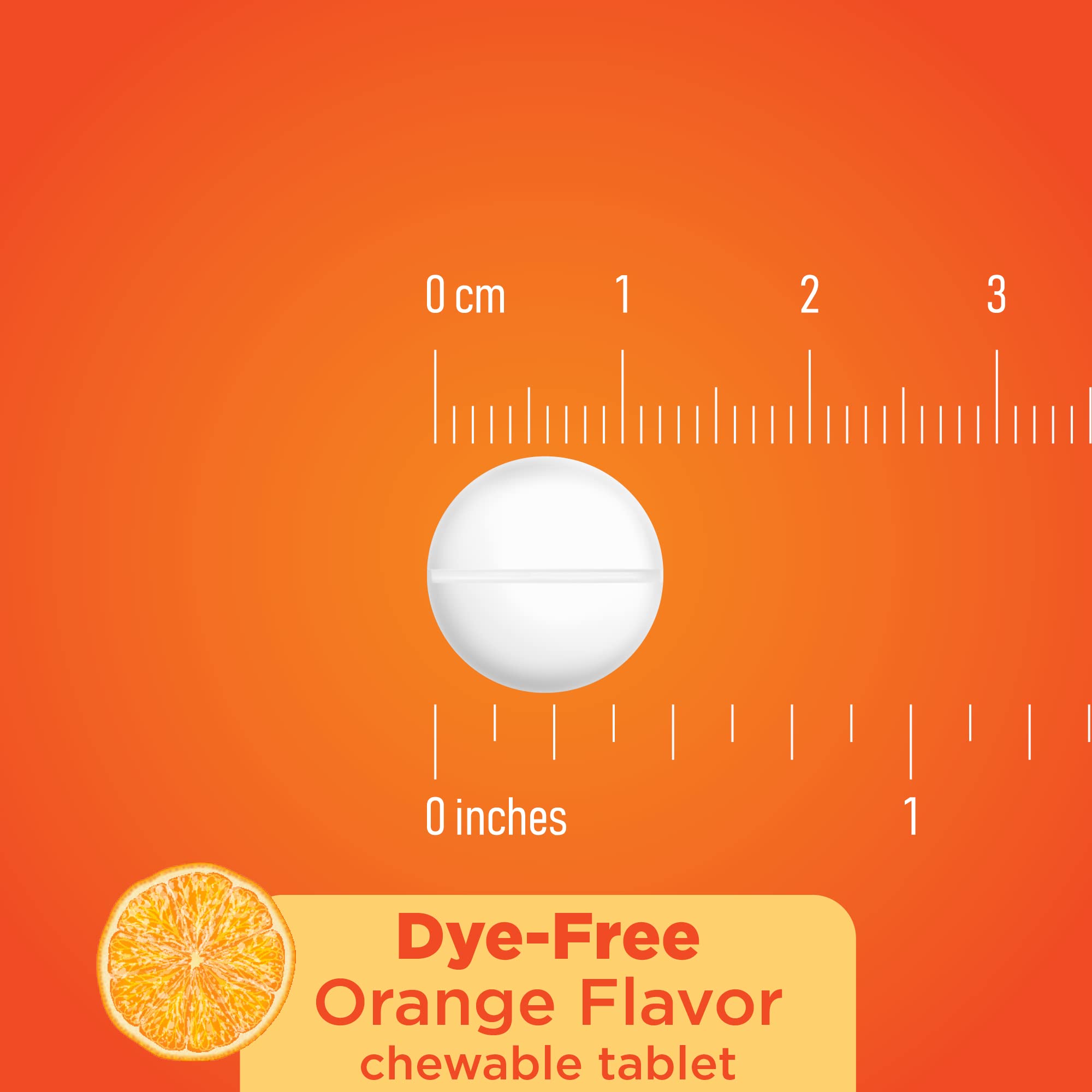 Amazon Basic Care Children's Ibuprofen Chewable Tablets, Pain Reliever and Fever Reducer, Orange Flavor, Ages 2-11, Lasts up to 8 Hours, 100 mg, 24 Count