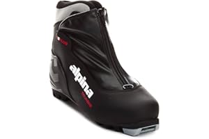 Alpina T5 Plus Cross-Country Nordic Touring Ski Boots with Zippered Lace Cover