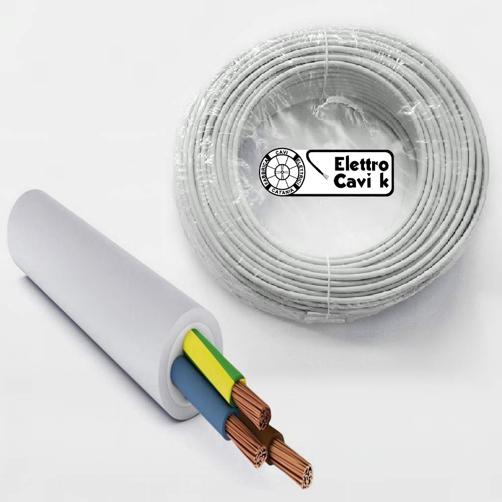 CAVO ELETTRICO FG16OR16 3G1.5 3x1.5 Mm² IN DOPPIA GUAINA PER USO Esterno E Interno Tripolare 3 Poli Cpr 061 Kv Iemmequ - Foto 4