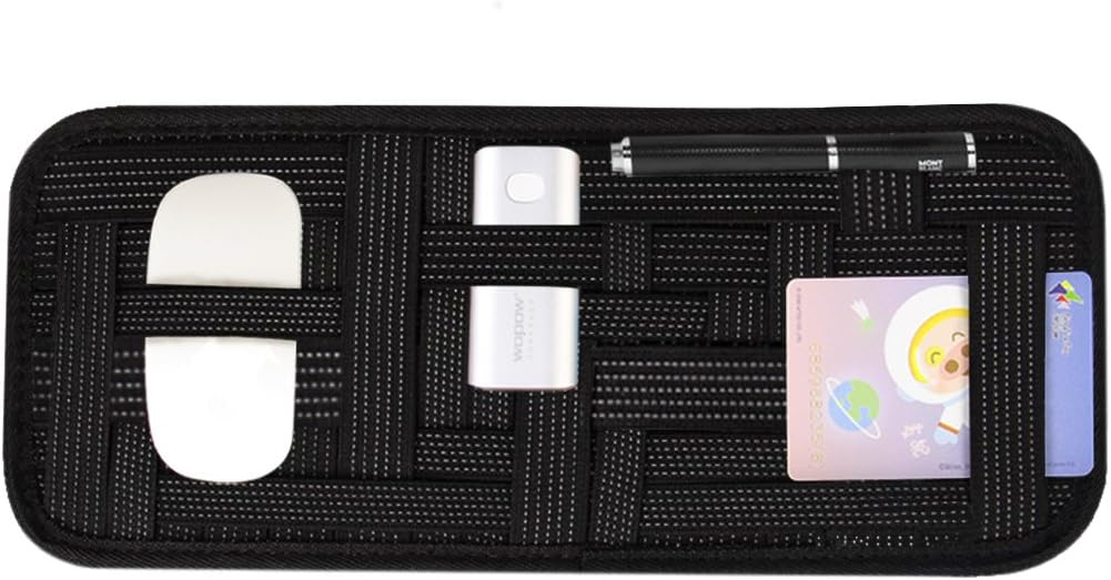 PPOGOO Car Sun Visor Organiser Electronic Accessory Holder Perfect Minimalist Design