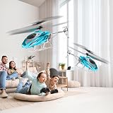 VATOS RC Helicopter 2.4G LED One Key Take Off Altitude Hold Indoor view 3