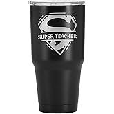 ENGRAVE MY MEMORIES EMM Coffee Tumblers, Powder Coated Tumbler With Sliding Lid & Silicone Straw, Stainless Steel, Durable, Spill Proof, Vacuum Insulated Drinkware- Black