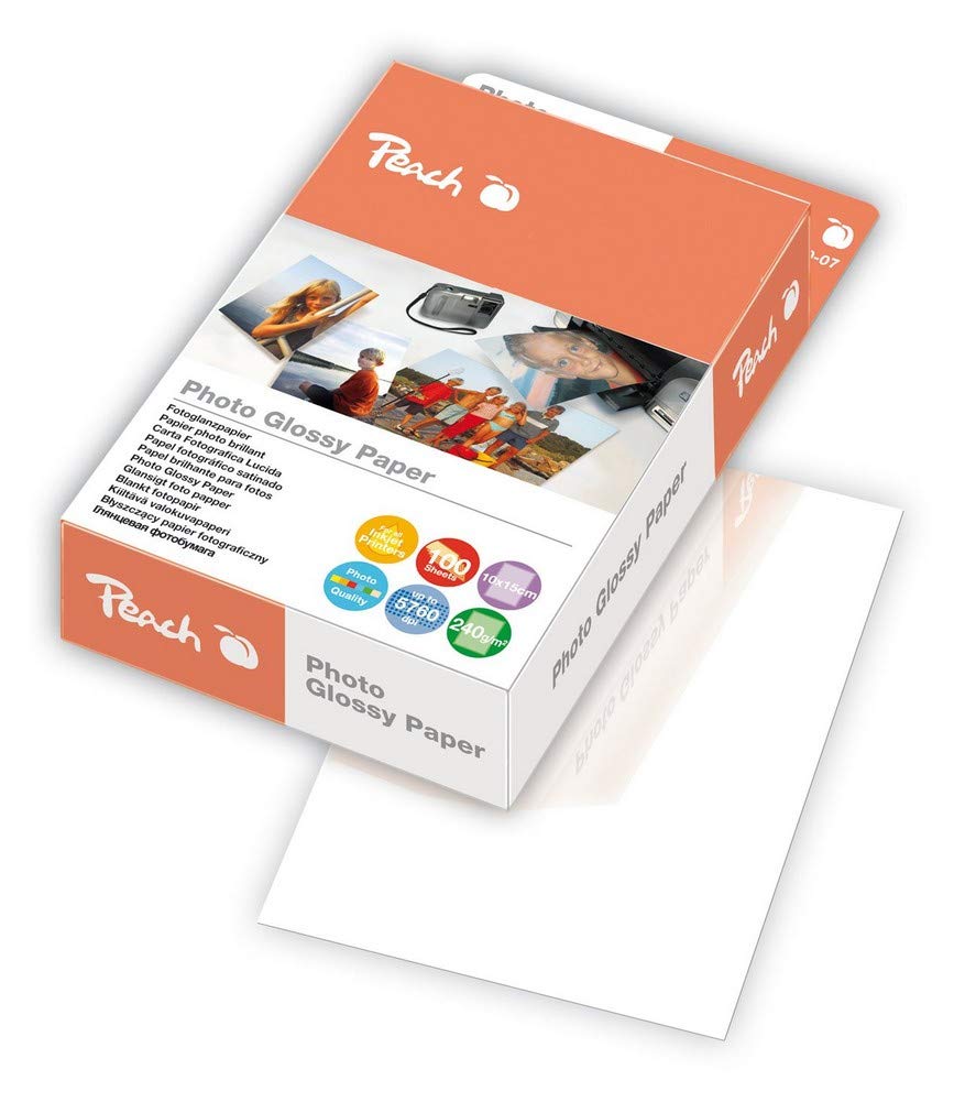 Peach PIP200-07 Photo Glossy Paper 10x15cm 240 GSM, 100 Sheets