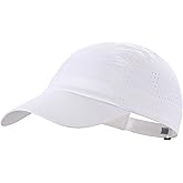 Connectyle Men's Breathable Run Hat Quick Dry Reflective Sport Cap Adjustable Lightweight Baseball Hat Unstructured Design