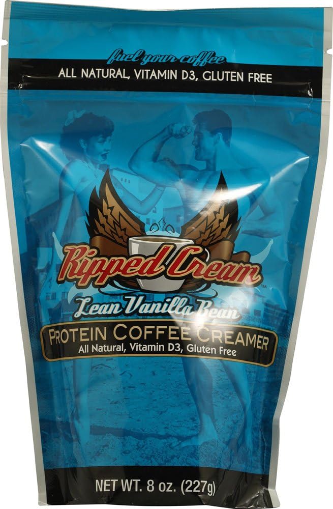 Ripped Cream Protein Coffee Creamer Lean Vanilla Bean - 8 oz