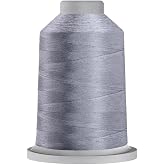 Glide Thread Trilobal Polyester No. 40-5000 Meter Spool - 10536 Silver