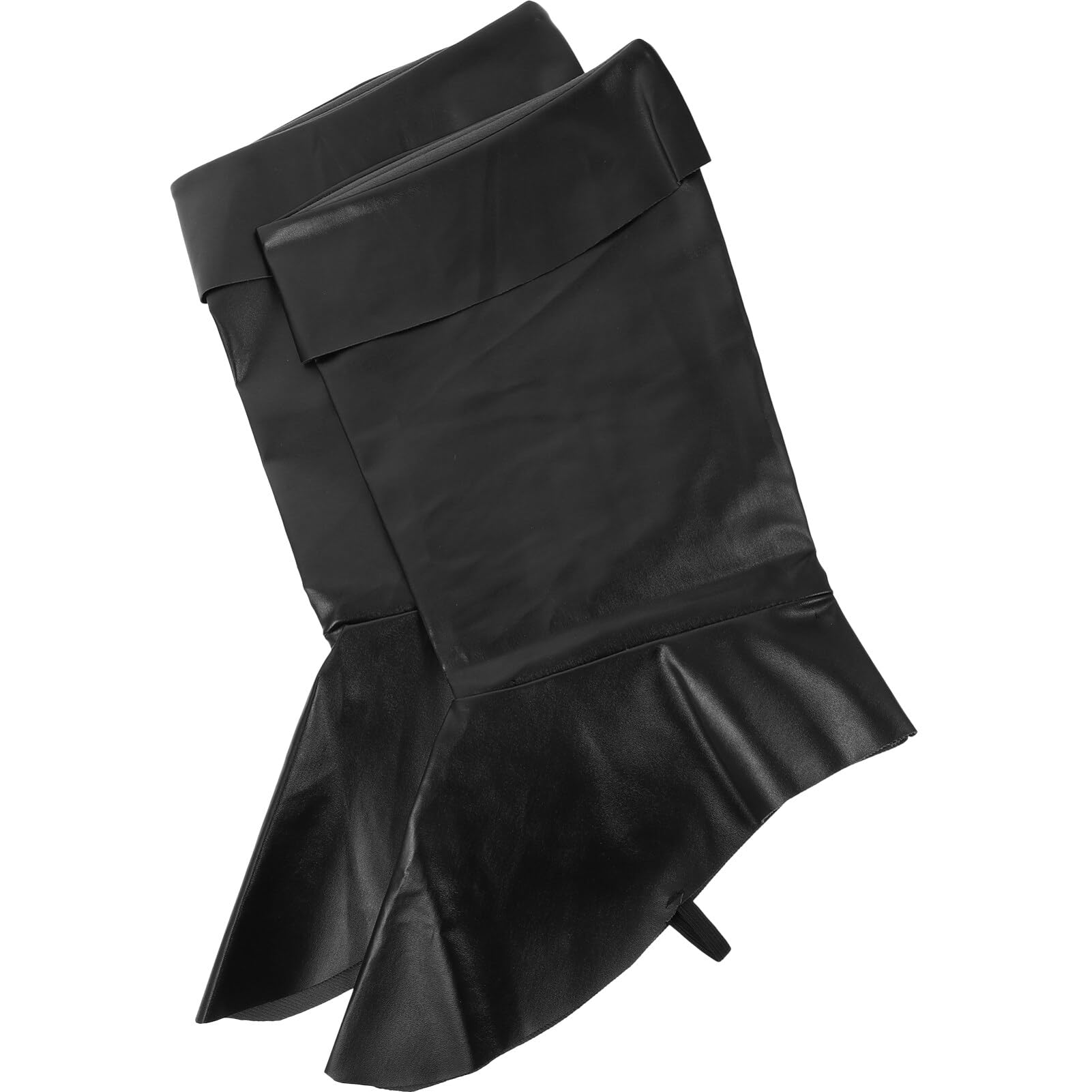 USHOBE Santa Claus Boot Covers Christmas Santa Boot Cover Novelty Mens Santa Boot Cuffs Xmas Party Santa Cosplay Party Costume Boots for Adults