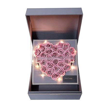 Huangwanru Savon Roses Bouquets Jamais Fané Fleur Savon Rose