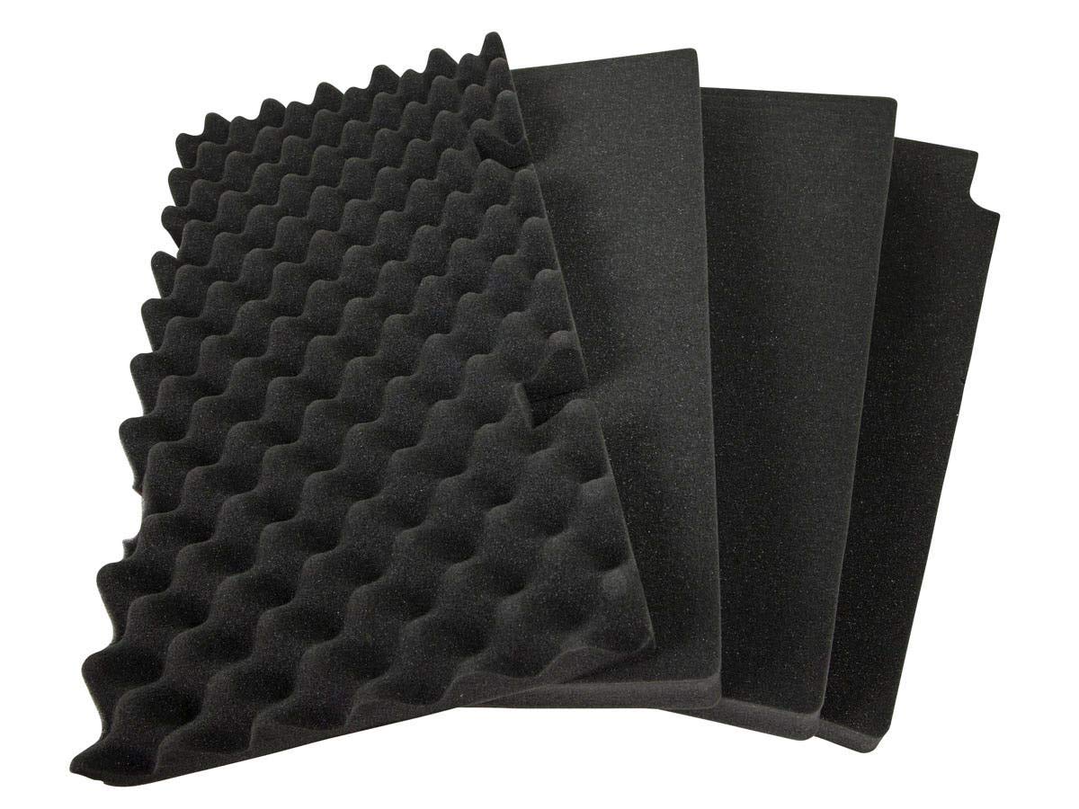 Monoprice Weatherproof Hard Case - 22 x 14 x 10 Inches, With Wheels and Customizable Foam, Shockproof, IP67, Ultraviolet And Impact Resistant Material, Black - Pure Outdoor Collection