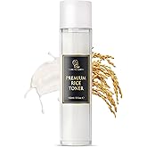 TURN TO EARTH Rice Toner from Korean Rice, Milky Toner for Glowing, Hydrated Skin, Increased Collagen Production, Moisture Barrier for Glass Skin, Fragrance Free 5 Fl Oz