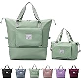 Large Capacity Travel Bag, Foldable Travel Bag, Expandable Travel Duffel Bag, Collapsible Waterproof Large Capacity Travel Handbag, Overnight Bag for Women and Man