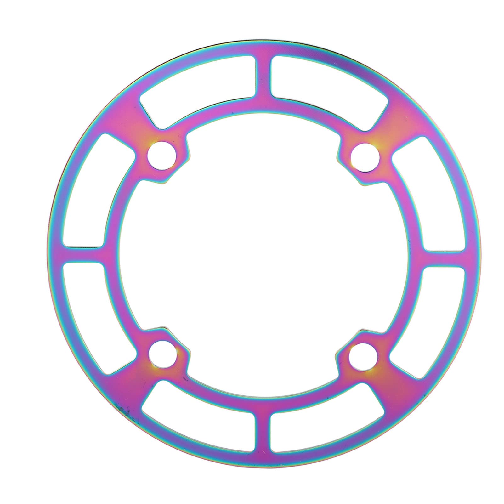 Bike Cranksets Guard, 32T-36T Aluminum Alloy 104BCD Mountain ike Chainring Sprockets Guard Protector(Dazzling Color) Bicycles and spare parts