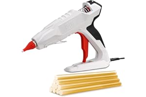 KeLDE Industrial Glue Gun - 300W Full Size Heavy Duty Professional Hot Glue Gun with 10PCS High Adhesion Hot Glue Sticks for Industrial, Carpentry, Home Repair and Carft Projects
