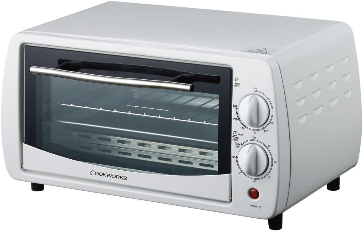 Cookworks KWS1009JH10R Toaster Oven White. Amazon.co.uk Kitchen & Home