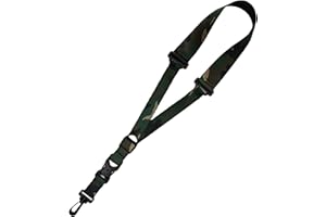 Killer-Q Saxophone Strap - Stylish Quick Release, Adjustable Sax Neck Straps, Woodland Camo Design