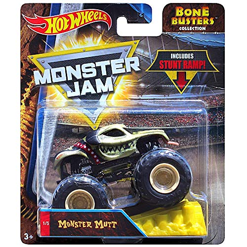 Monster Mutt Bone Busters Monster Jam Diecast Stunt Ramp