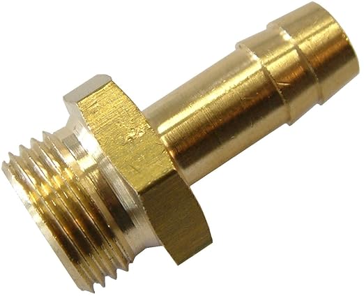 3 Stück Druckluft Schlauchtülle - Außengewinde - G 3/8' x 4mm