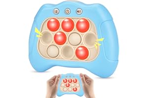 MOFGDNI Pop Light Up Game Handheld Games for Kids 6-12, Sensory Fidget Toys for Kids 8-12 Travel Games Autism Sensory Toys, Birthday Gifts for 5 6 7 8 9 Year Old Boys Girls-Light Blue