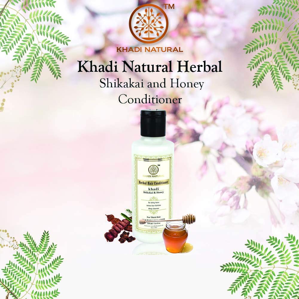 Khadi Natural Shikakai and Honey Hair Conditioner, 210 ml Buy Online