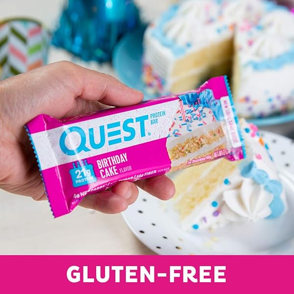 QUEST NUTRITION BIRTHDAY CAKE PROTEIN BAR, 2.12 OZ