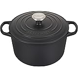 Le Creuset Enameled Cast Iron Signature Deep Round Oven, 5.25qt., Licorice