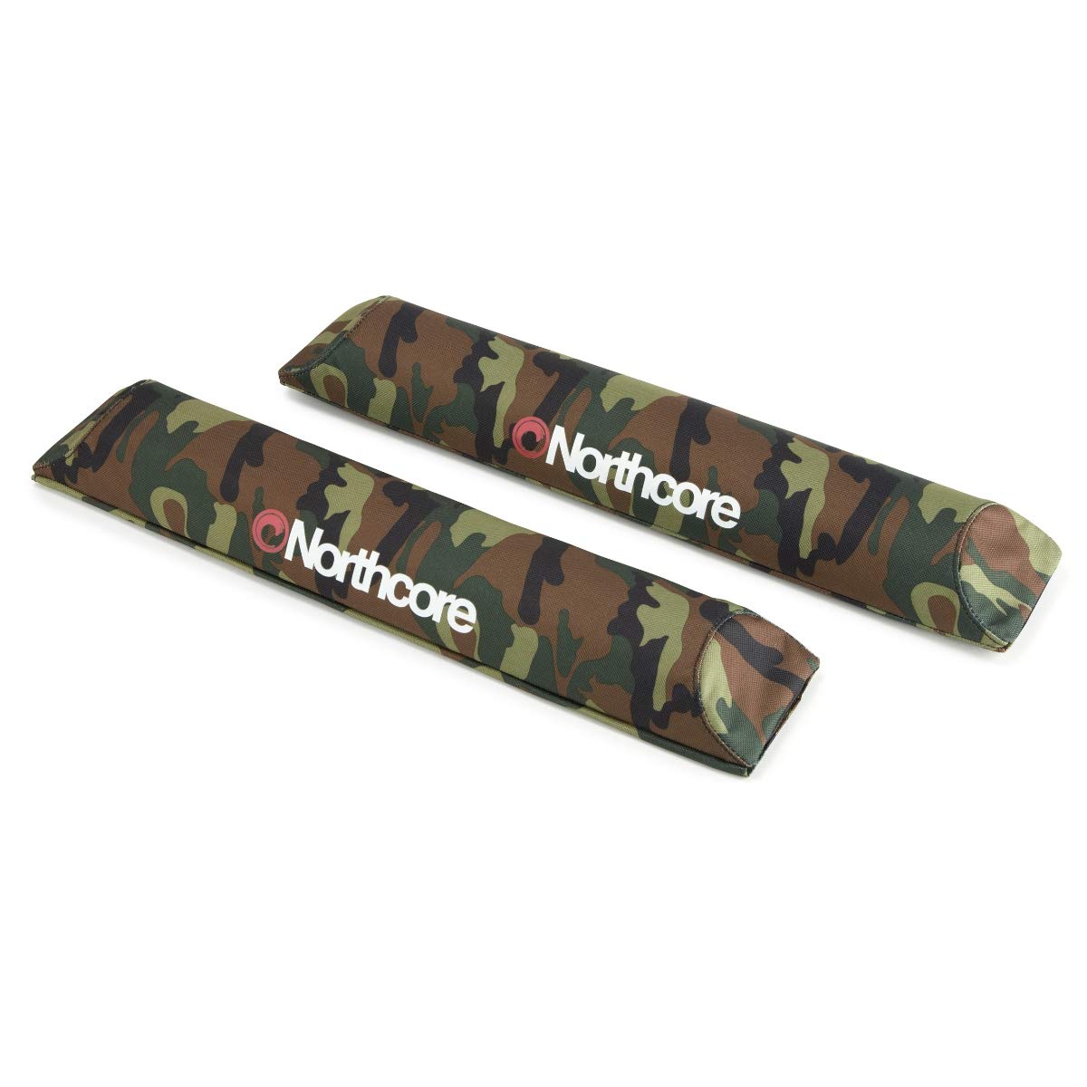Northcore Surfing and Watersports Accessories - Aerodynamic Roof Rack Bar Pads - Camo - Waterproof Sprayproof