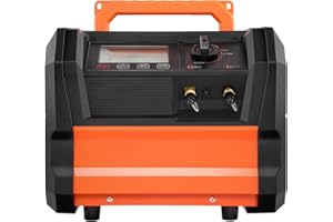 Uargd 1 HP Dual Cylinder Portable Refrigerant Recovery Machine with 3000rpm Brushless Motor, Ideal for Automotive, Air Condit