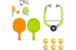 Door Ping Pong Game - No Table Tennis Practice with Adjustable Ball on String, Indoor Sports Training Equipment for Adults & 