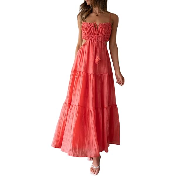tiered pleated maxi dress american eagle AE Sweetheart Tiered Maxi Dress