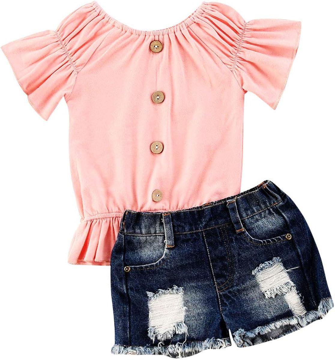 little girls jean shorts