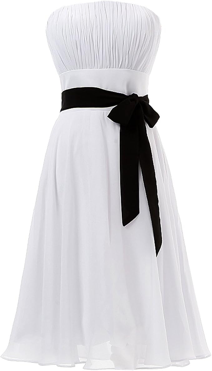 Kurze Ballkleider Weiß